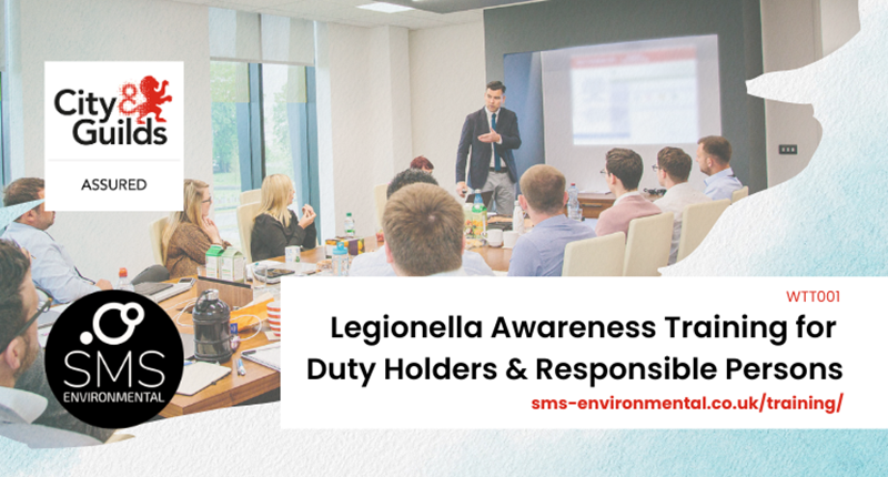 SMS Environmental Announces Regular Legionella Training - City & Guilds Assured