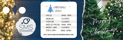 SMS ENVIRONMENTAL CHRISTMAS 2023 OPENING HOURS